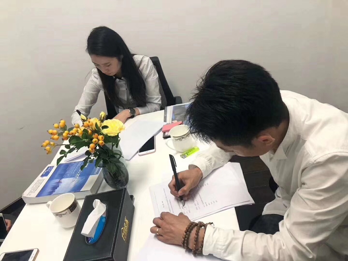 熱烈祝賀倪總、秦總、周總簽約創綠家寧波市區級代理！