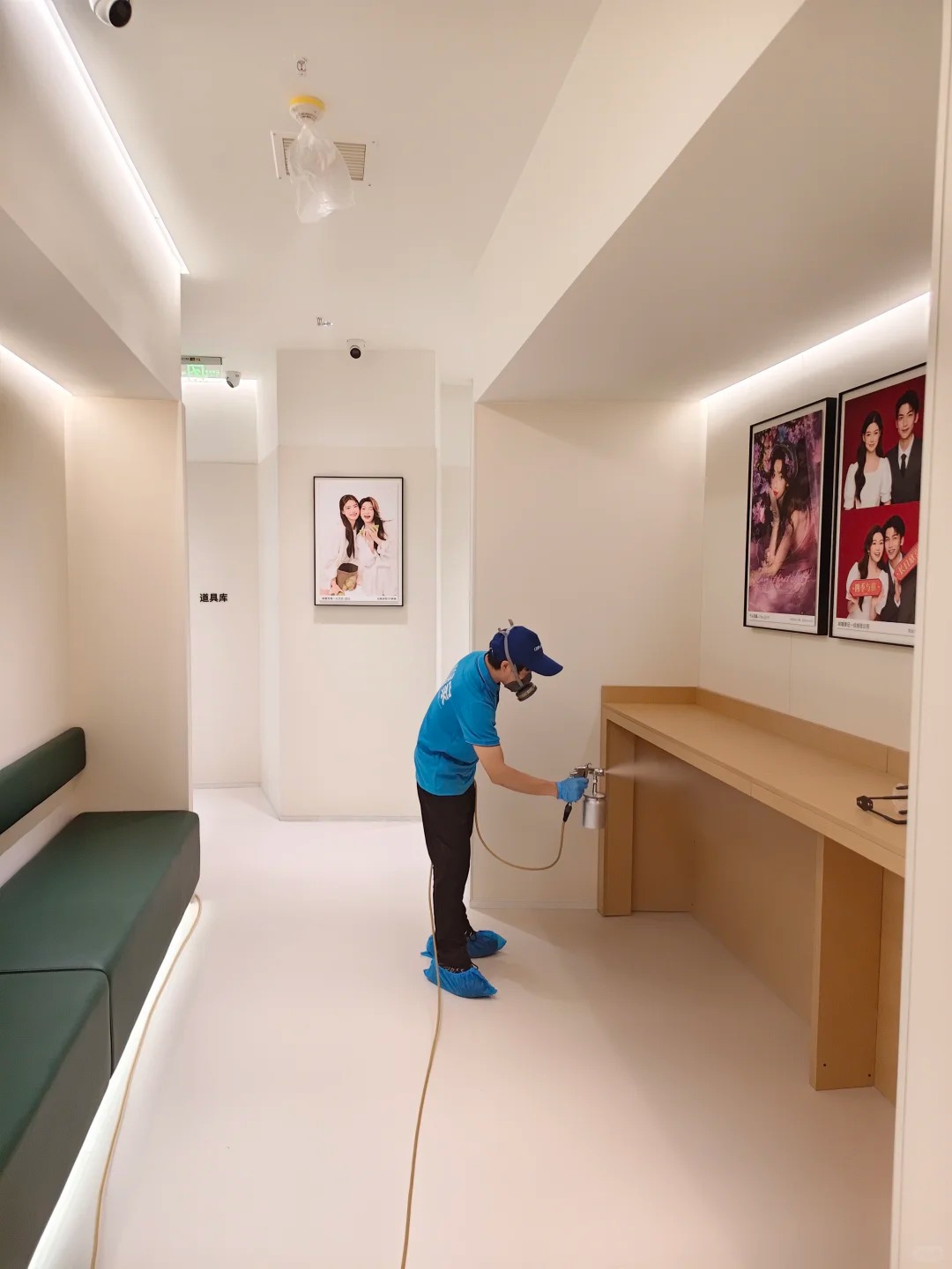 無錫蘇寧廣場海馬體門店328㎡除甲醛案例
